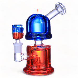 Clover Glass - 6.5" Dual Hues Glycerin DingDong Elegance Water Pipe [WPD-335]